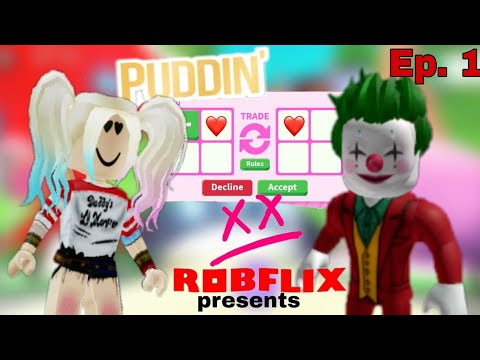 Ep 1 Joker Meets Harley Quinn In Adopt Me Roblox Robflix Youtube - harley quinn roblox game