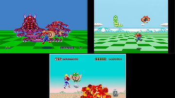 Space Harrier - Sega Master System vs Nes vs Arcade (Platform Comparison)