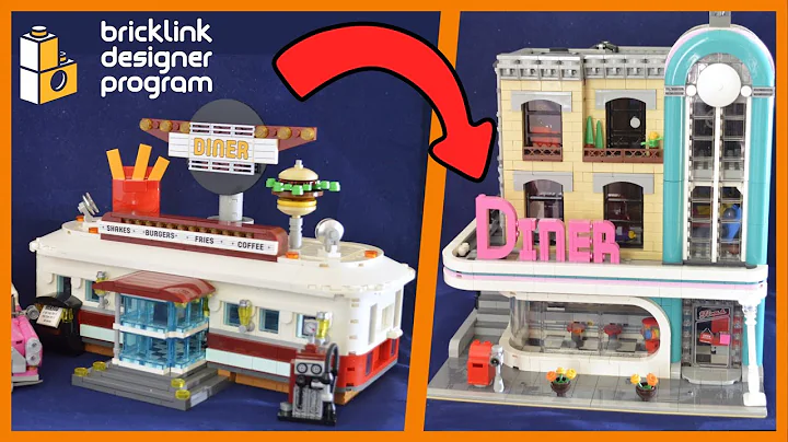 Lego 1950's Diner Review (910011 Bricklink Designer Program and Downtown Diner Comparison)