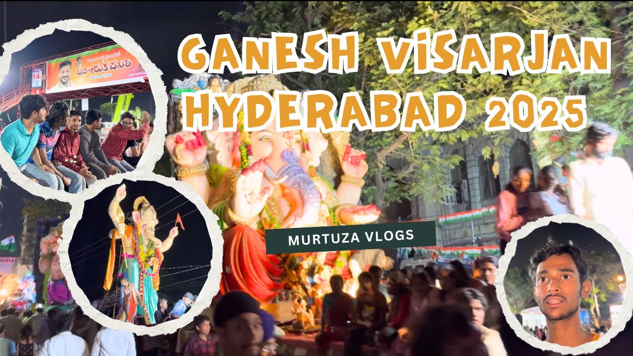 Ganesh Visarjan Hyderabad 2025 Tank Bund