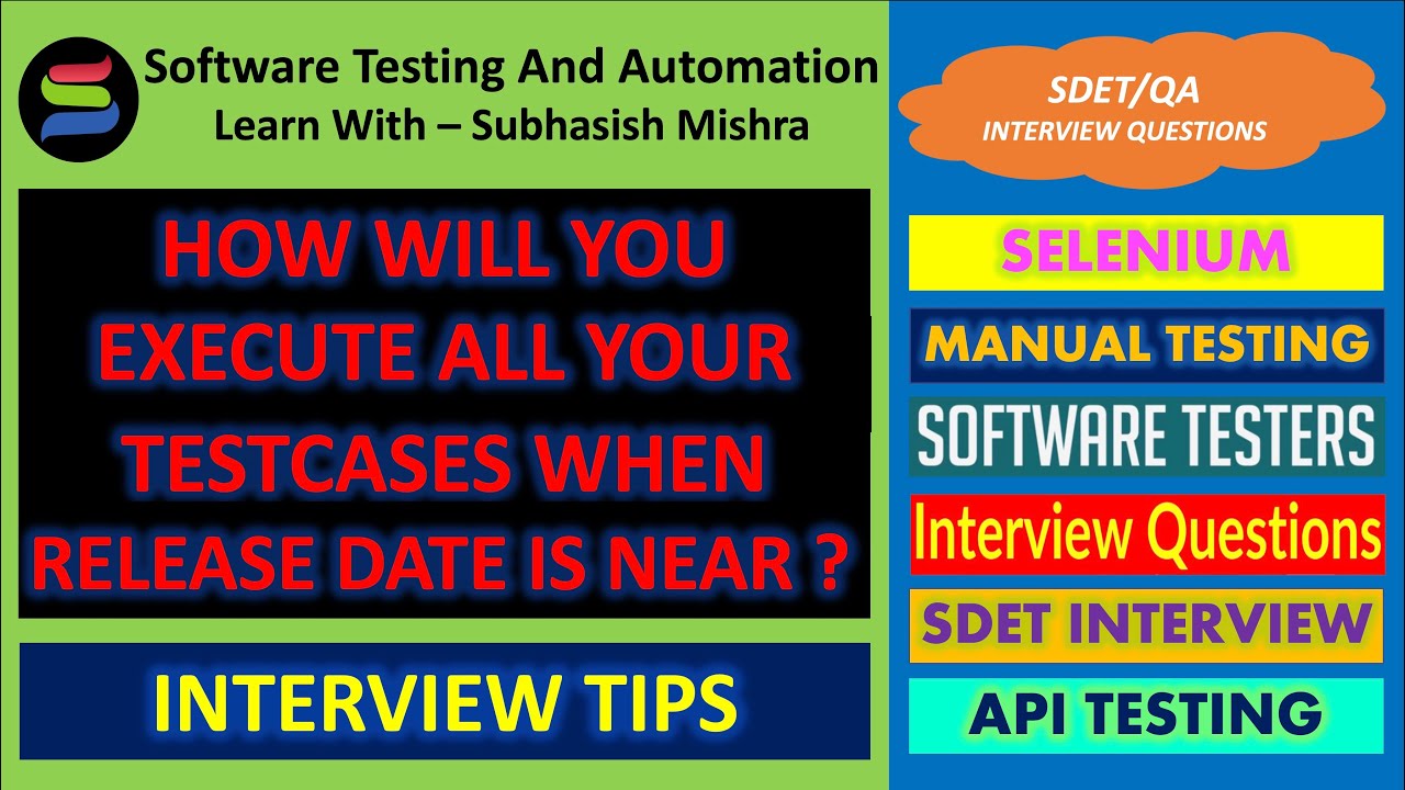 How to execute all test cases when release date is near ? | Software ...