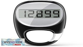 Simple Pedometer for Walking Accurate Step Tracker with Carabiner 3D Step Counter