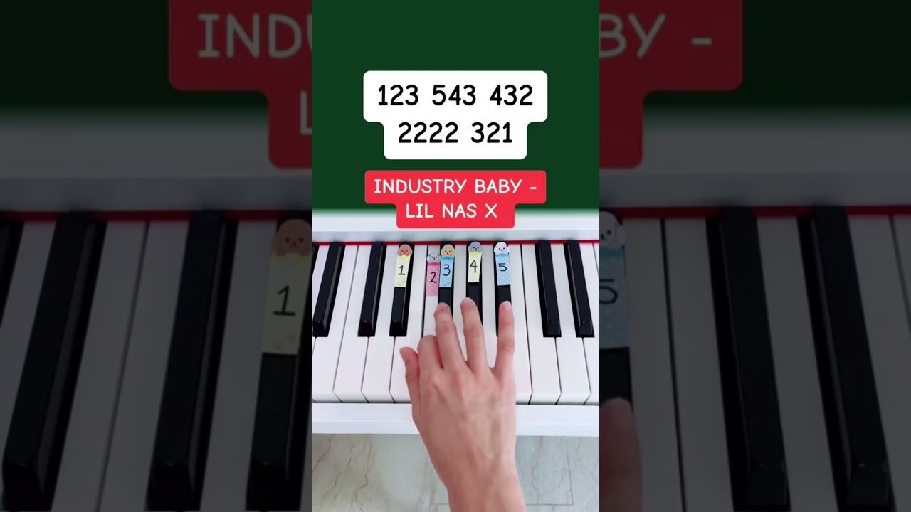 Industry Baby - Lil Nas X ft. Jack Harlow (Piano Tutorial) 