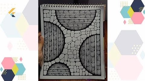Zentangle pattern part 29| Beginners friendly| SoftLine Studio