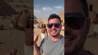 Exploring the Great Pyramids of Giza! 🇪🇬 | Egypt Travel Vlog