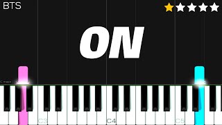 BTS (방탄소년단) - 'ON' | EASY Piano Tutorial chords