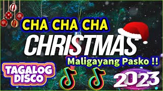 NONSTOP CHRISTMAS DISCO CHA CHA MEDLEY 2022 ⛄ RELAXING DISCO CHA CHA X-MAS PARTY REMIX 2022. CHA CHA