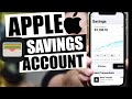 How to Open an Apple Savings Account