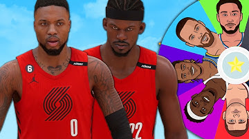 Damian Lillard BUT Wheel Picks His DREAM Team!!!