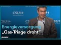 Parteipressekonferenz mit Markus Söder