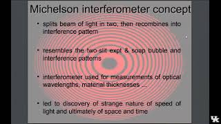 Searching for ether - Lecture 22 (Michelson interferometer), General physics II, Spring 2023