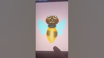 How i created cute honey bee in procreate #youtubeshorts #art #shorts