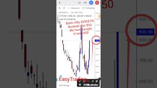 LIVE MARKET UPDATE: BN 42500 PE BOOKED FOR 380 POINTS 😃❤️