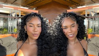 Easy Braided Front Crochet Hairstyle Ft. Trendy Tresses