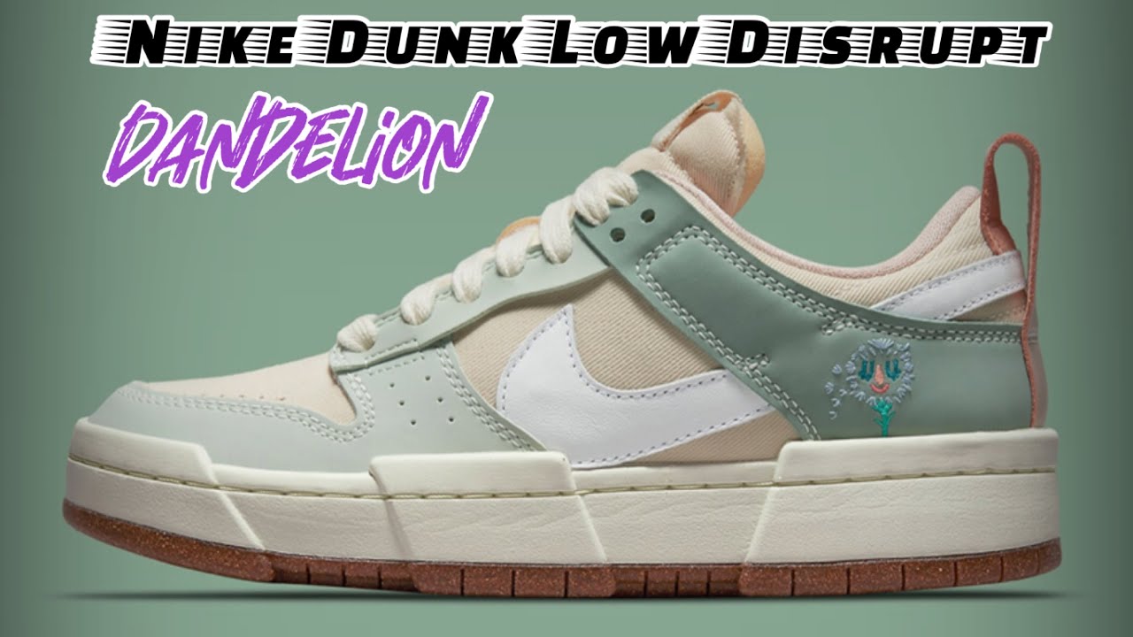 公式正規品!★DUNK LOW DISRUPT DANDELION Nike Dunk Low Disrupt DETAILED LOOK and Release