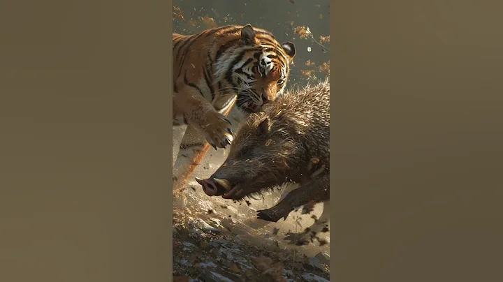 🔥 Tiger vs Wild Boar | The Hunt Turns Deadly – Wildverse Short