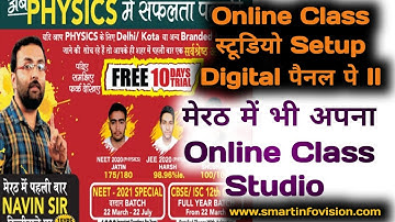 Online Class Setup With Interactive Flat Panel Price II Online Class Studio By Smart Infovision