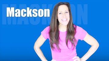 Learn to Spell MACKSON Toddler Song | Learn to Talk with Patty Shukla