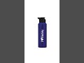❤️ Hubby Printed Stainless Steel Water Bottle 💖 | Personalized Love Gift Bottle with Strap Cap