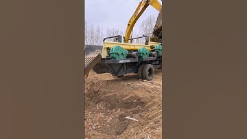 Mud and stone separator working site video#stoneandmudseparator #mudandstones #mudandstone
