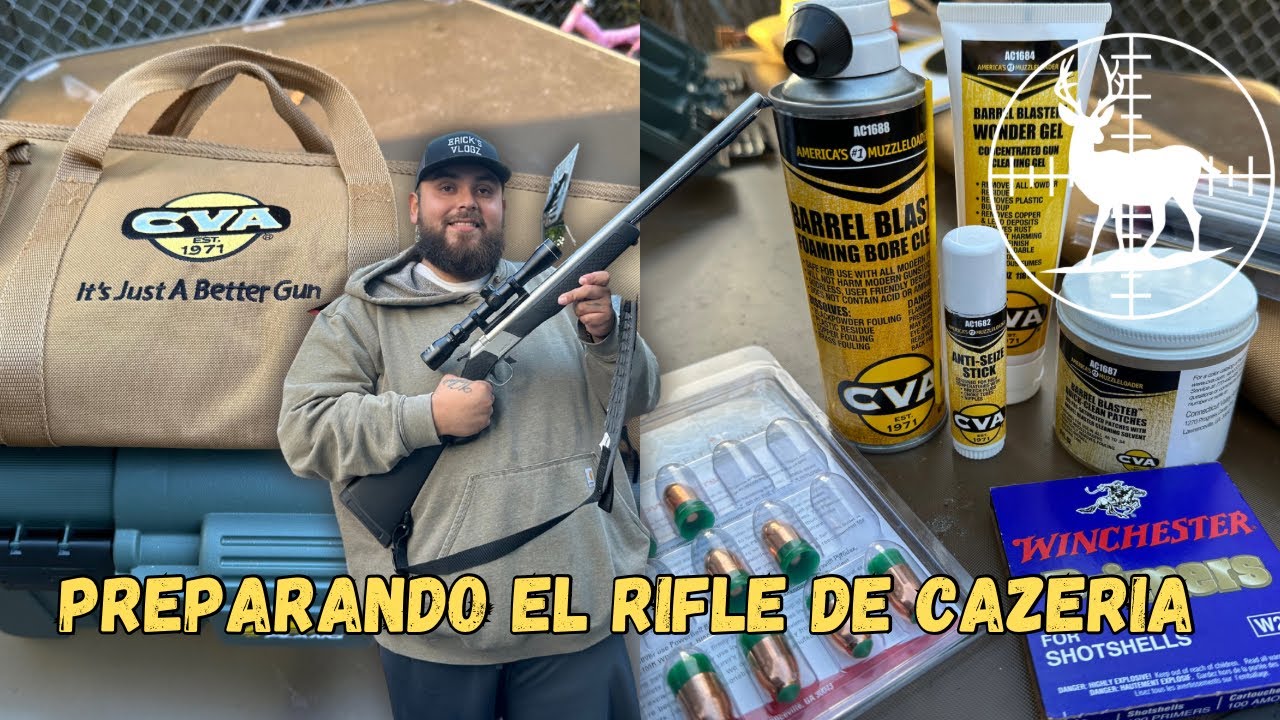 *TUTORIAL* COMO LIMPIAR RIFLE DE CAZERIA!! CVA WOLF MUZZLELOADER! - YouTube