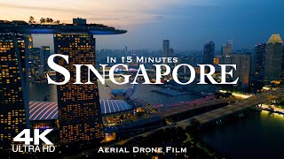 Best of SINGAPORE 2024 🇸🇬 Drone Aerial 4K Singapore in 15 min 新加坡共和国 #singapore