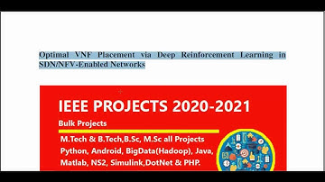 Optimal VNF Placement via Deep Reinforcement Learning in SDNNFV Enabled Networks