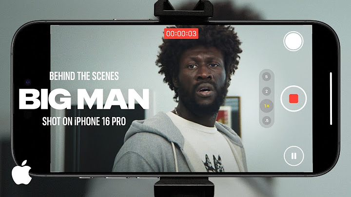 Shot on iPhone 16 Pro | Big Man - Behind The Scenes | Apple