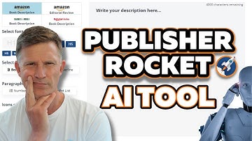 FREE AI Book Description Generator for KDP | Publisher Rocket Tutorial
