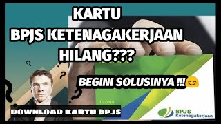 Cara mengatasi kartu BPJS Ketenagakerjaan yang hilang/rusak | BPJS Ketenagakerjaan | BPJS