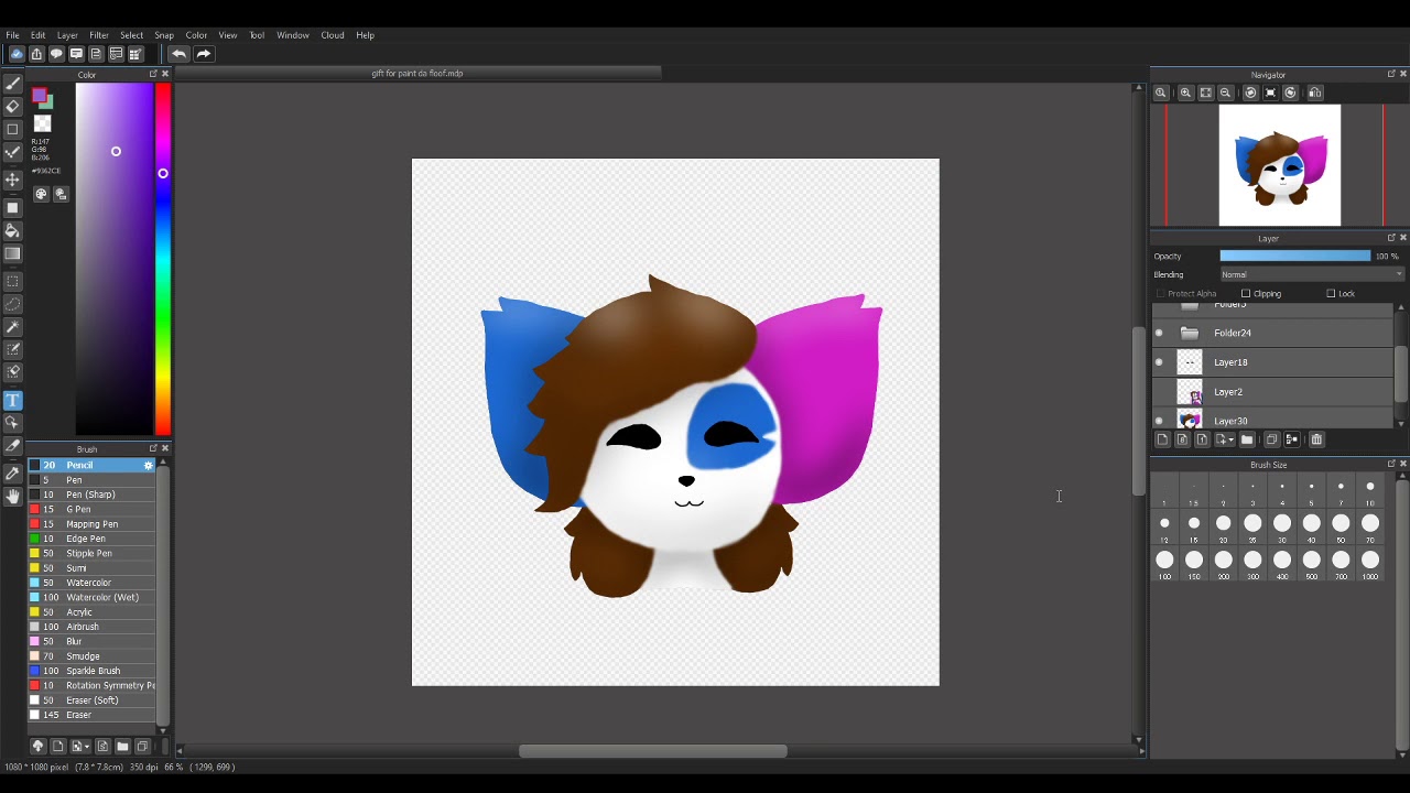 Drawing for Paint Da Floof - YouTube