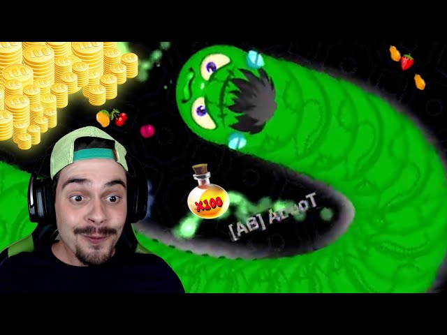 Apenas Leite e Pimenta: O Novo Jogo da Cobrinha: Slither.io