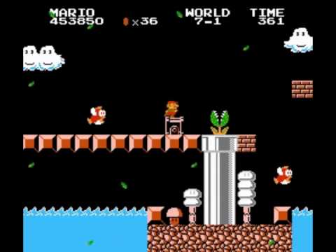 Super Mario Bros. The Lost Levels World 7-1 - YouTube
