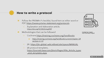 Evidence Synthesis Protocols and Why They are Important