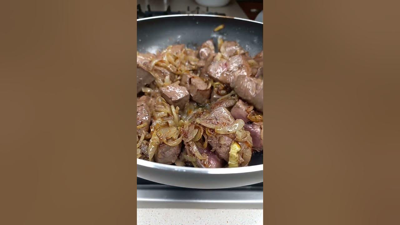 Как снять пленку с говяжьей Как быстро снять пленку с телячьей печёнки YouTube