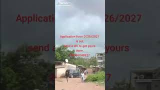 The Polytechnic Ibadan *2026/2027 admission form is out. Send a dm 08056049927