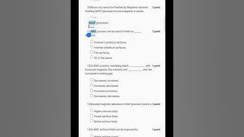 Advanced Machining Processes | Week 2: Assignment 2 | nptel | 💯✓ right answer