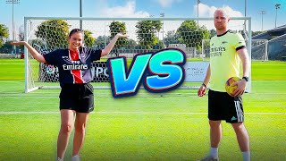 Boyfriend vs Girlfriend Football Challenge!