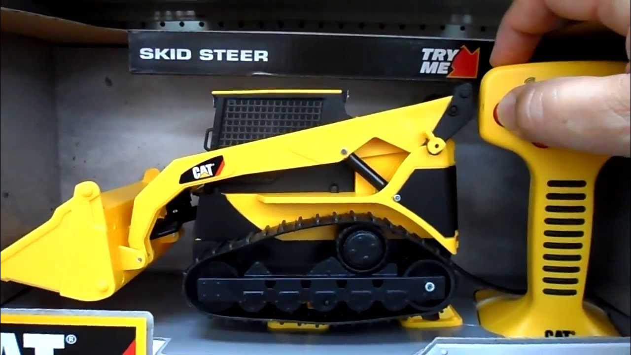 WORLDS BEST R C REMOTE CONTROL CATERPILLAR SKID STEER TOY WHEEL LOADER