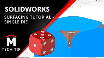 SOLIDWORKS Surfacing Tutorial - Die Dice