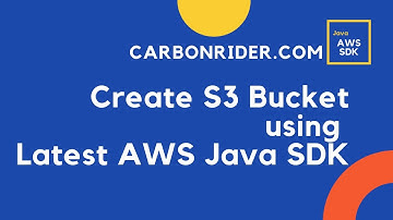 Create S3 bucket using AWS JAVA SDK