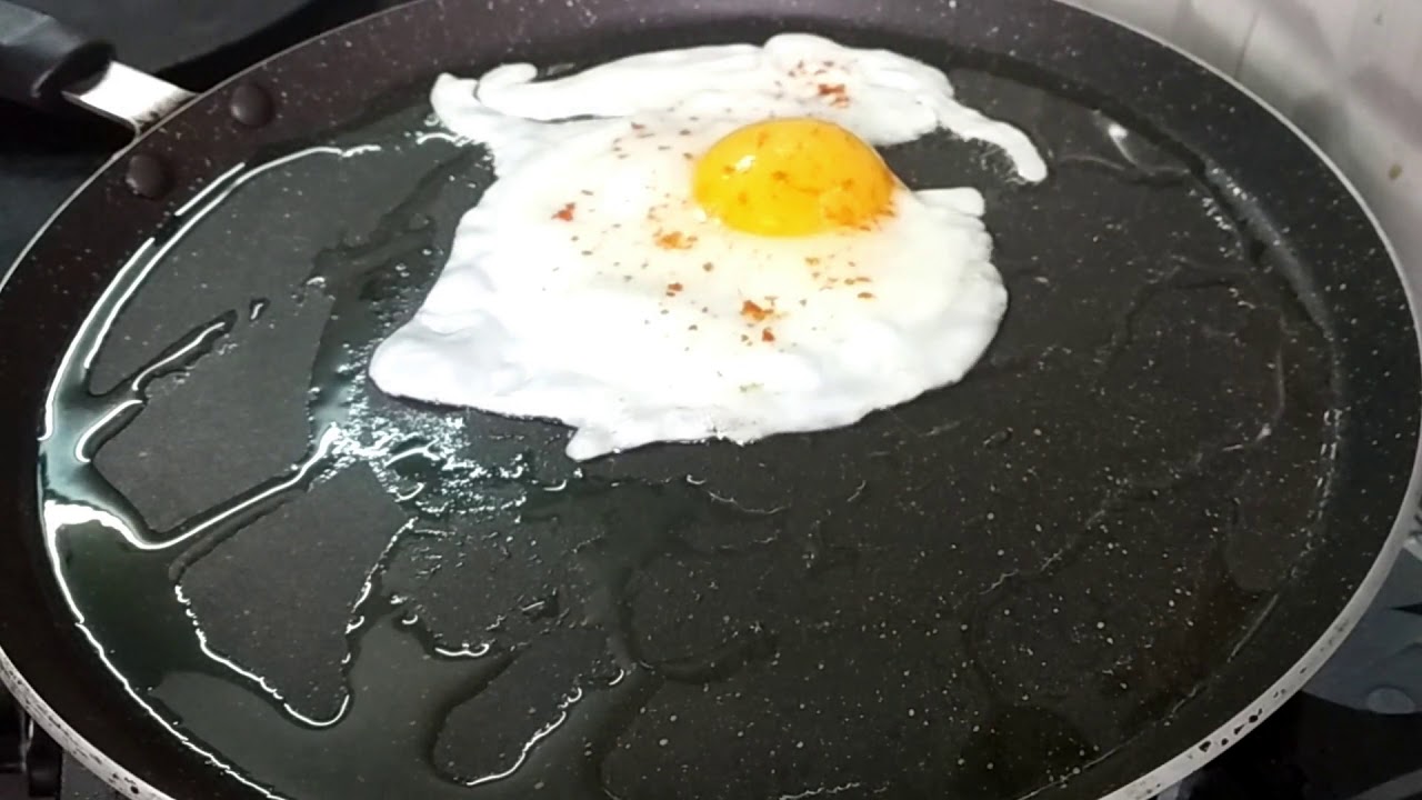 How To Make Half Boiled Egg Omelette in Telugu - YouTube