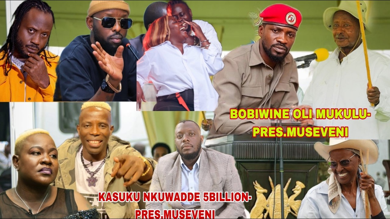 PRES.MUSEVENI! AWADDE KASUKU 5BILLION.BOBIWINE OLI MUKULU..EBYA BEBECOOL NE KENZO SIBIRUNJI ...