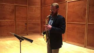 Ferling Etude No. 27 || James Barger, Saxophone