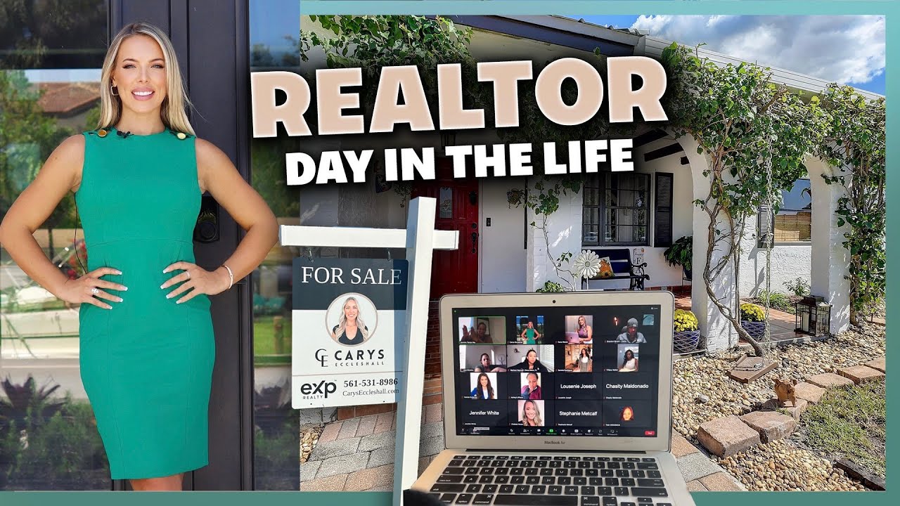  DAY in the LIFE of a REAL ESTATE AGENT [vlog]