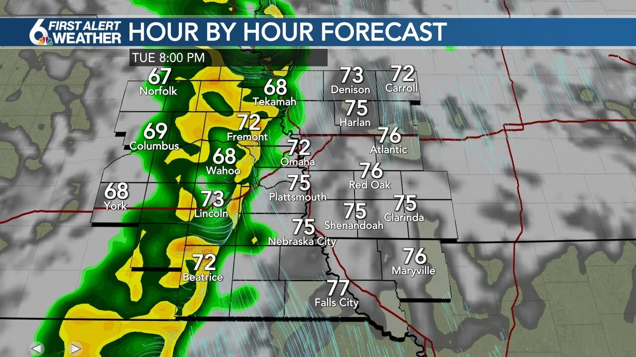 Rain chances increase as the rest of the day goes on - YouTube