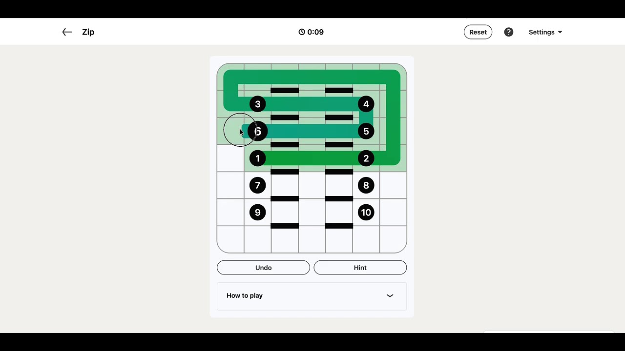 LinkedIn Zip Answer Today | 09 July 2026 - Puzzle #479