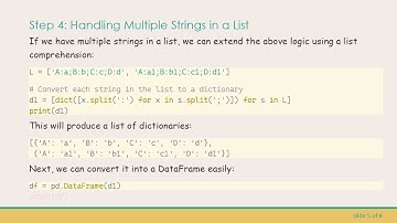 Transforming Data Strings into a Structured DataFrame in Python