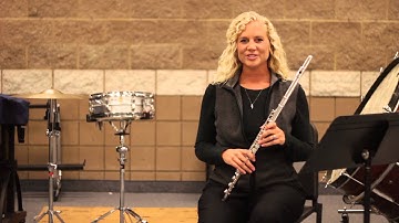 How to Change Your Lips When You Play an Octave on a Flute : Flute & Clarinet Basics