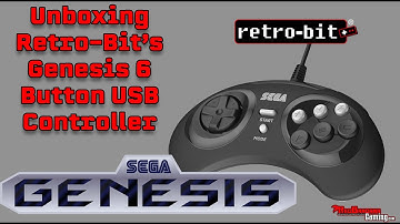 Unboxing Retro-Bit 6 Button Genesis USB Controller - Red Bandana Gaming